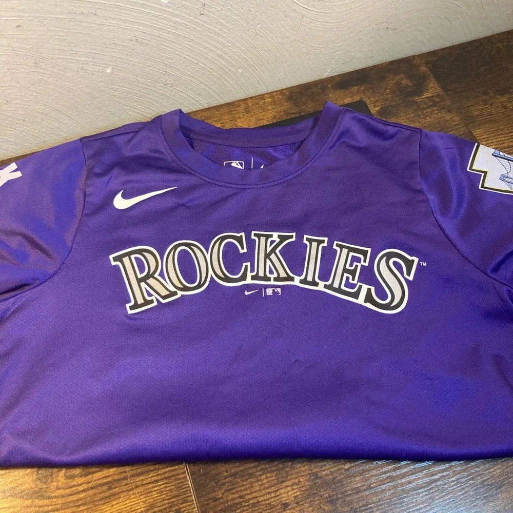 Colorado Rockies Youth Small Jersey Nike Simmons 11 Little League